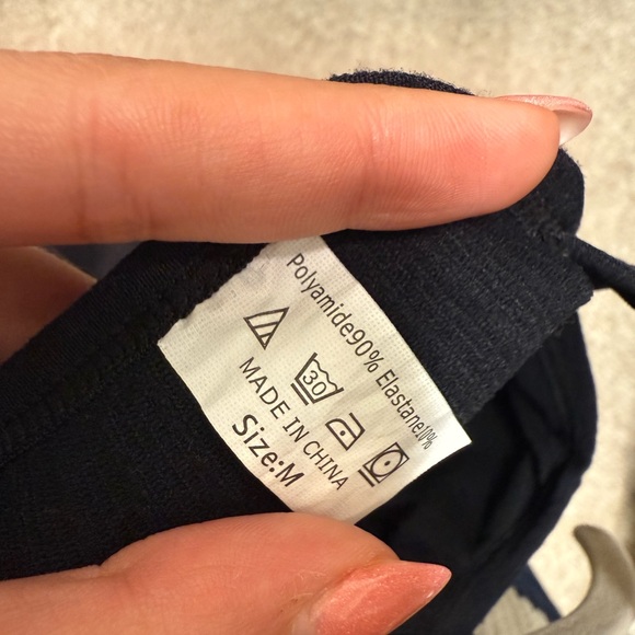 Black Ribbed Tank Top - Picture 3 of 3